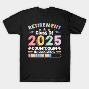 Funny Retirement Class Of 2024 Countdown In Progress Gift For men Women T-Shirt